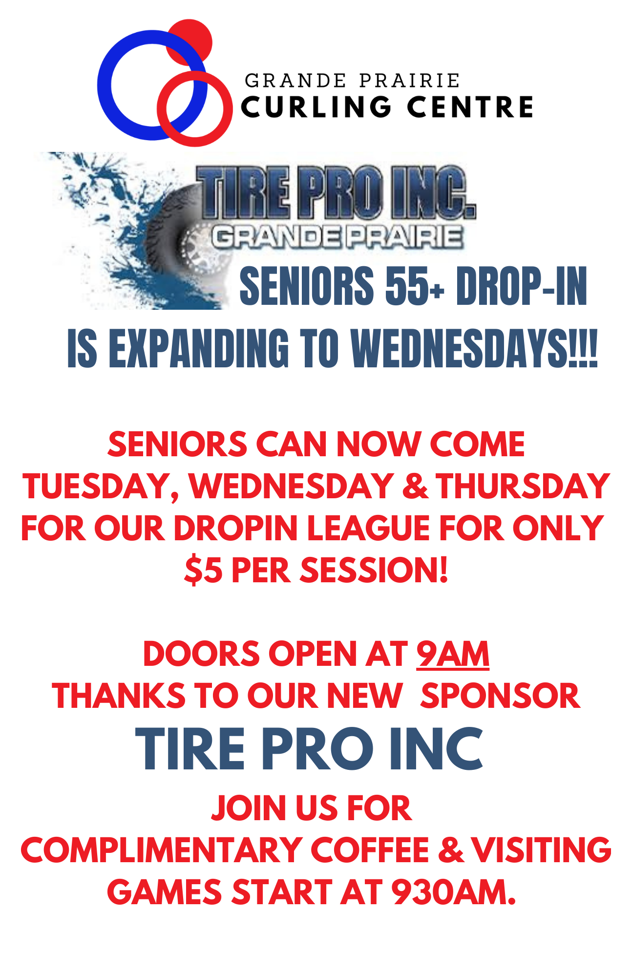 WEDNESDAYS SENIORS 